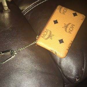 mcm belt wallet
